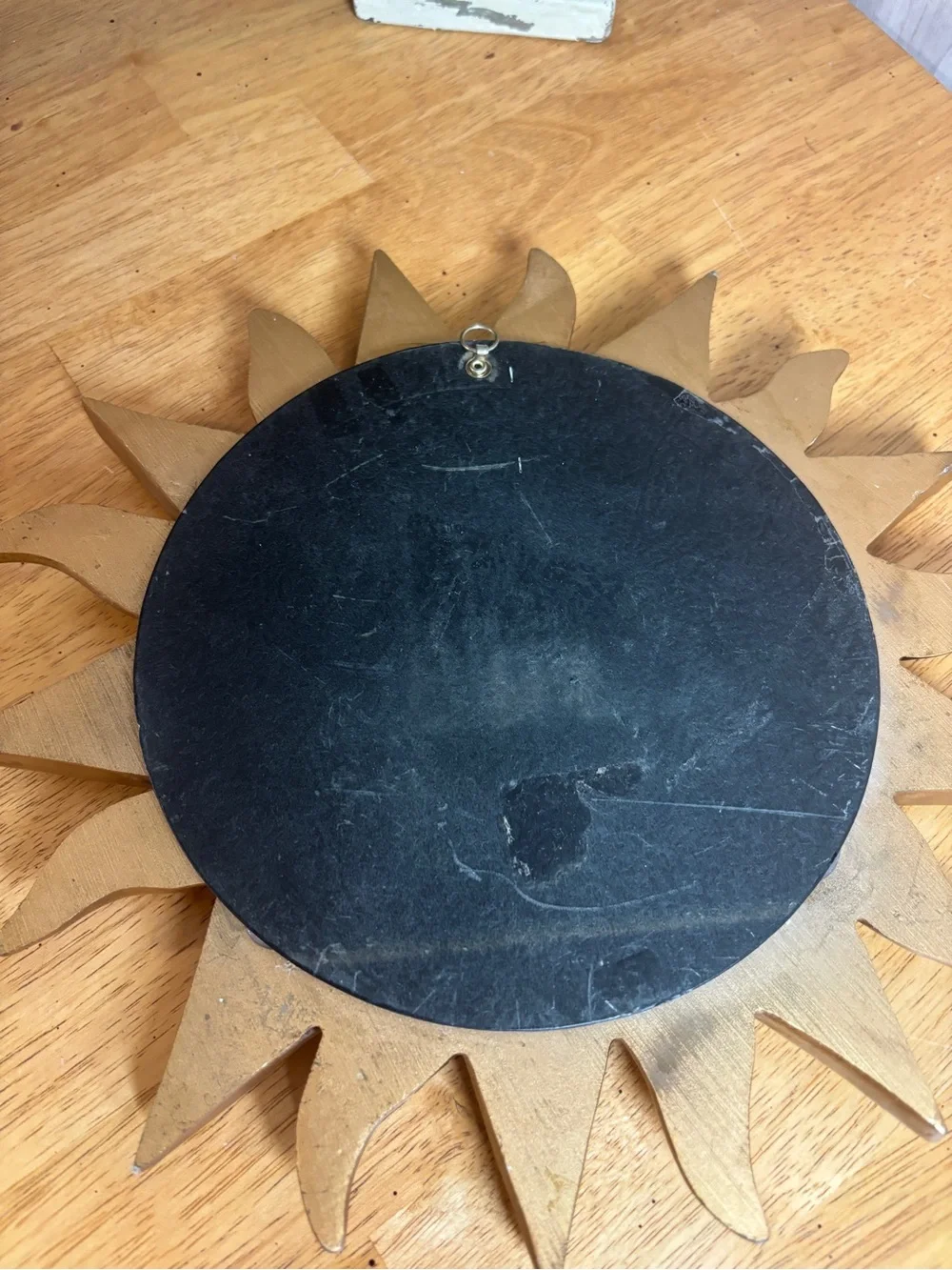 Gold Sunburst Accent Mirror Celestial Wall Decor